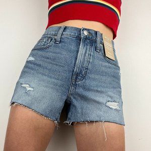 NEW Madewell “The Perfect Jean Short” - High Rise Medium Wash - Waist 25